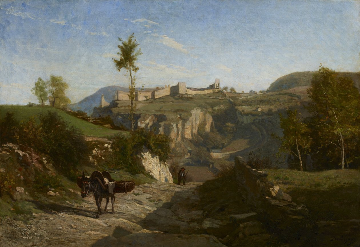 Paisaje cerca de Crémieu de Charles Francois Daubigny