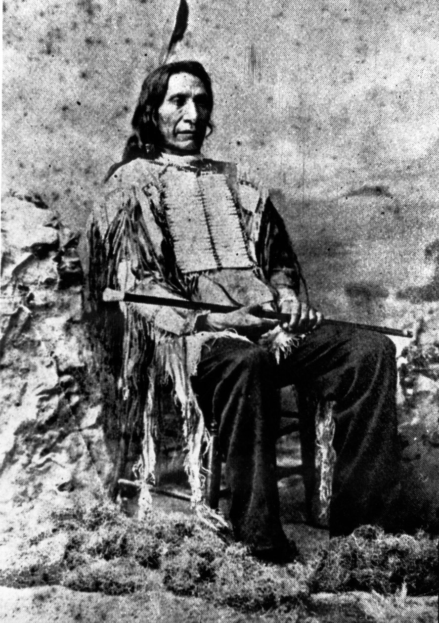 Jefe Red Cloud a los 72 años, c.1893 de Charles Milton Bell