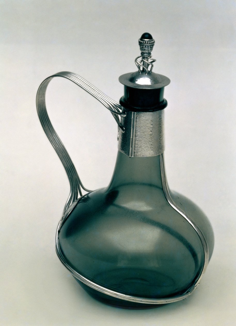 Decantador con monturas de plata, c.1904-5 de Charles Robert Ashbee