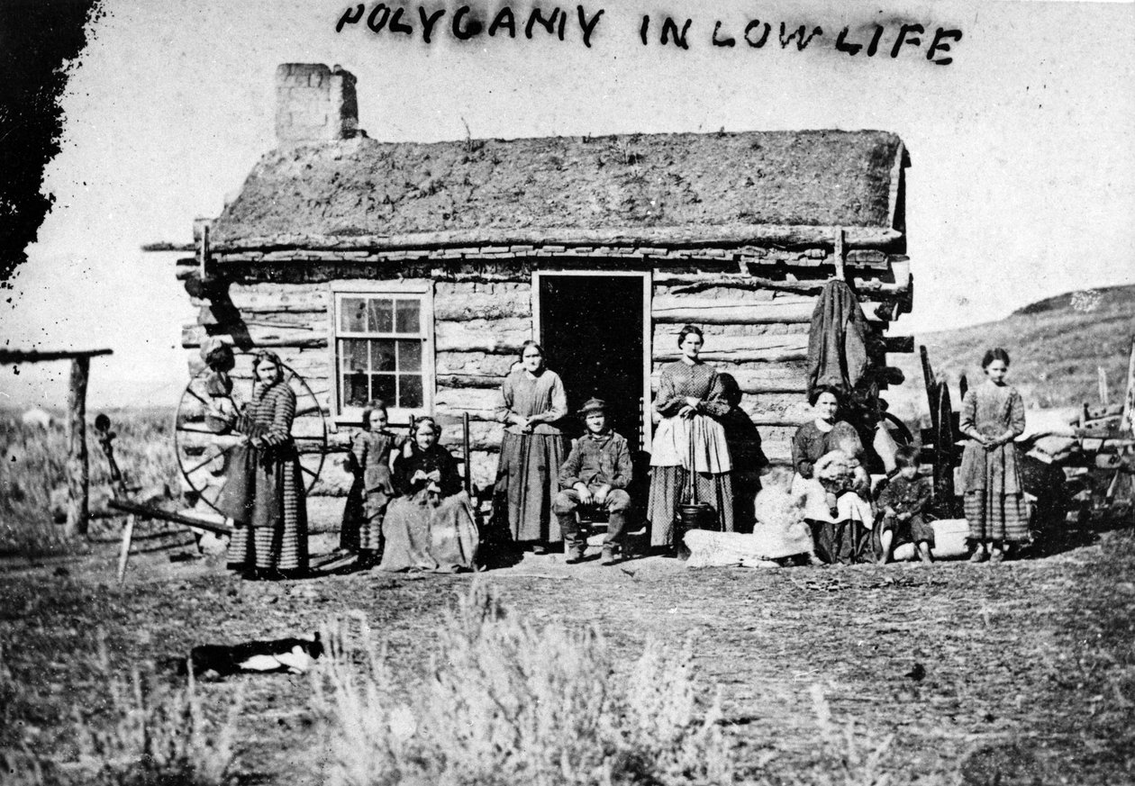Poligamia en la baja vida, c.1860s de Charles Roscoe Savage
