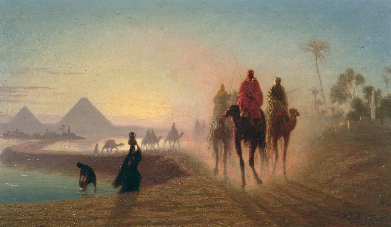 El camino a las pirámides de Charles Theodore Frere