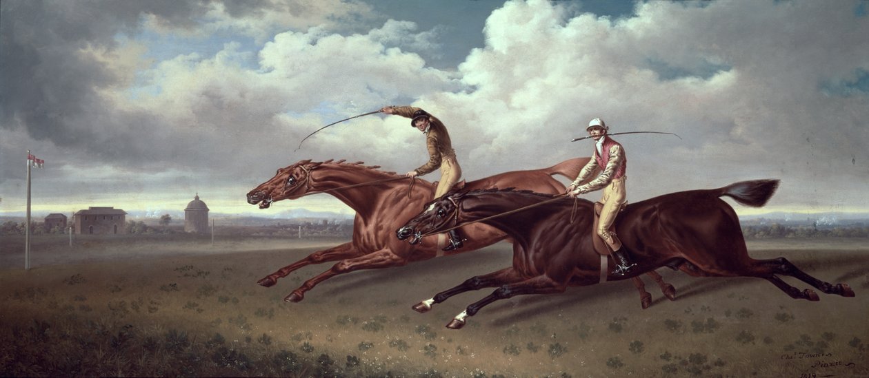 Un partido entre Sir Joshua y Filho da Puta, 1819 de Charles Towne