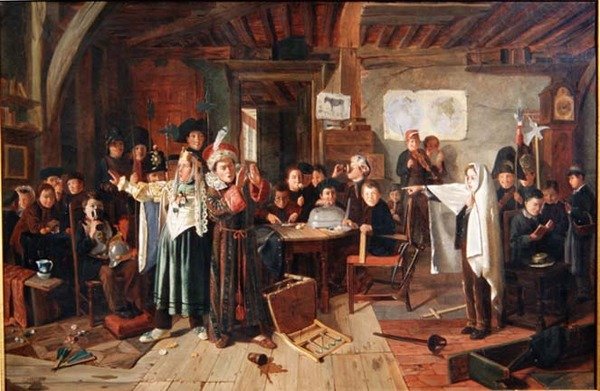 La Mascarada, c.1855 de Charles Hunt