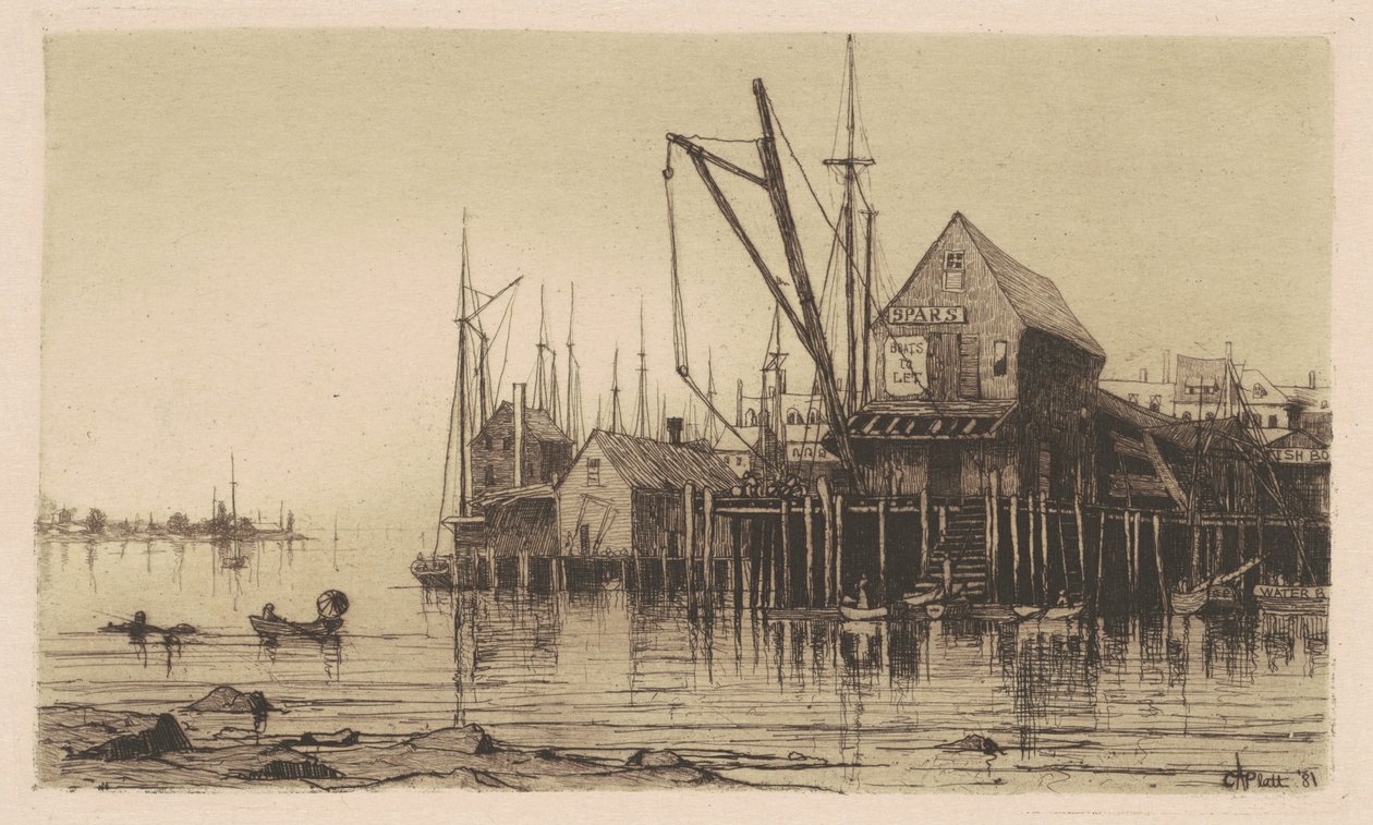 Vieja casa de botes de Charles A. Platt