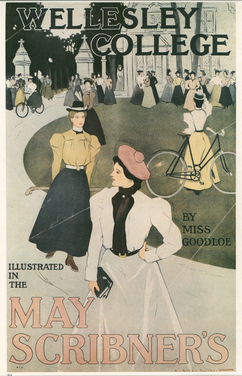 Charles Allan Gilbert: Wellesley College ... (litografía) de Charles Allan Gilbert