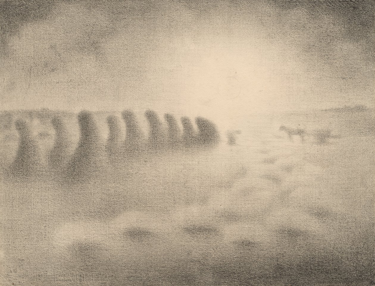 End of the Harvest de Charles Angrand
