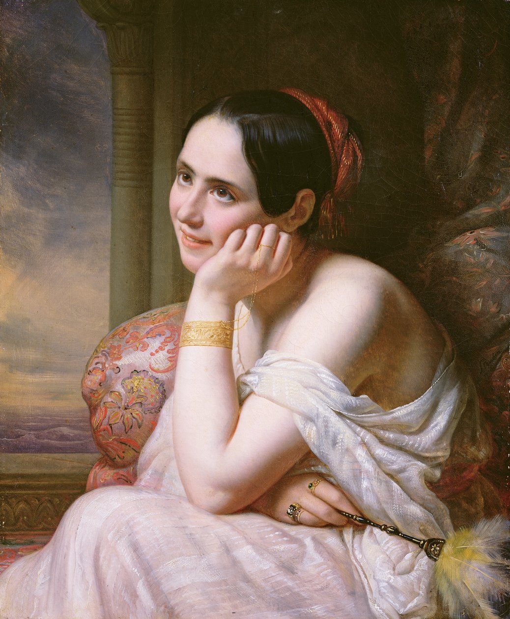 Una odalisca, 1836 de Carl von Steuben