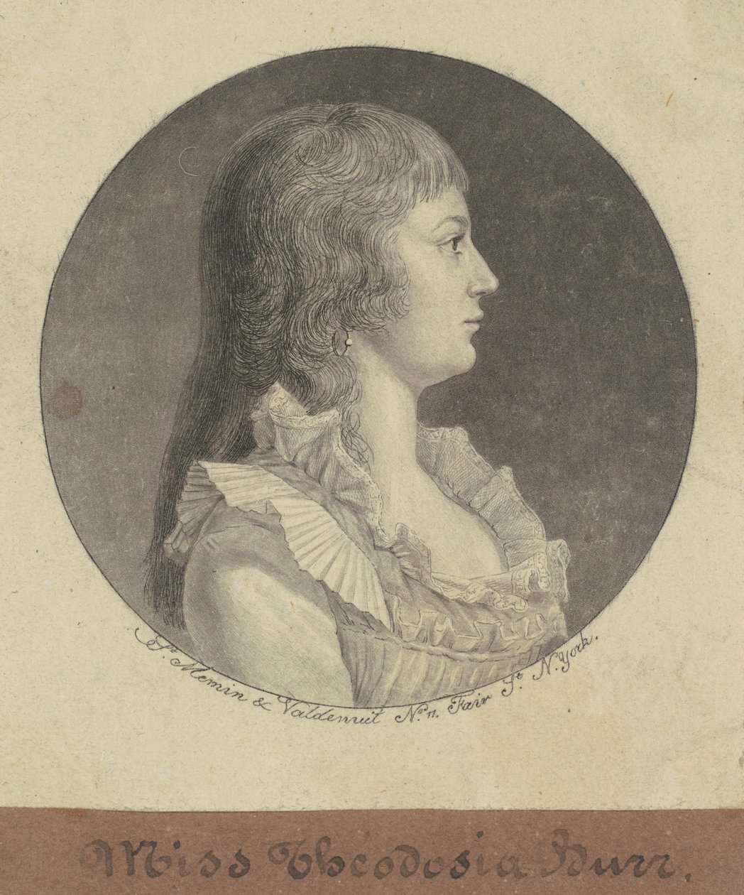 Theodosia Burr de Charles B. J. Févret de Saint Mémin