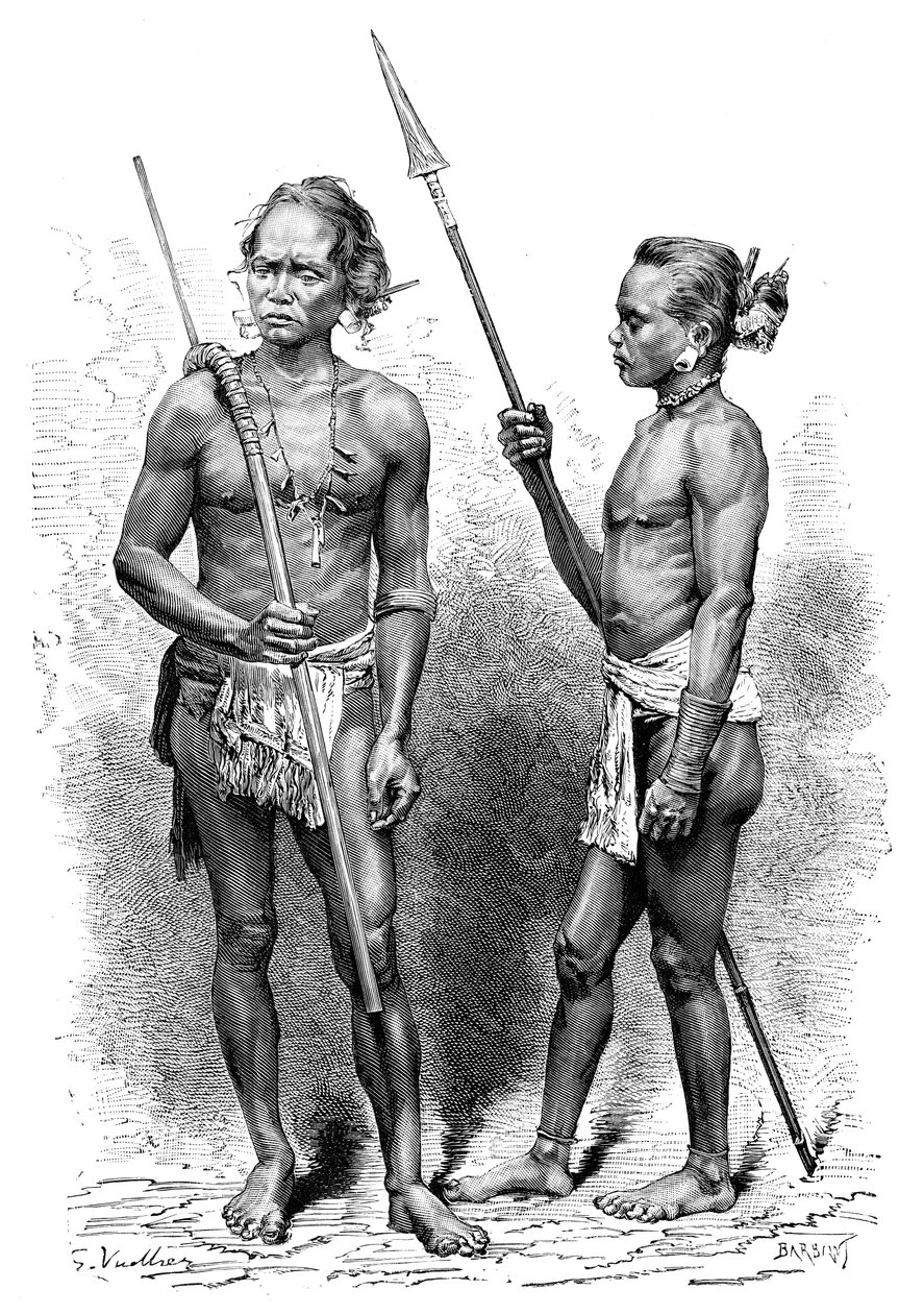 Gente Moi, Indonesia, 1895 de Charles Barbant
