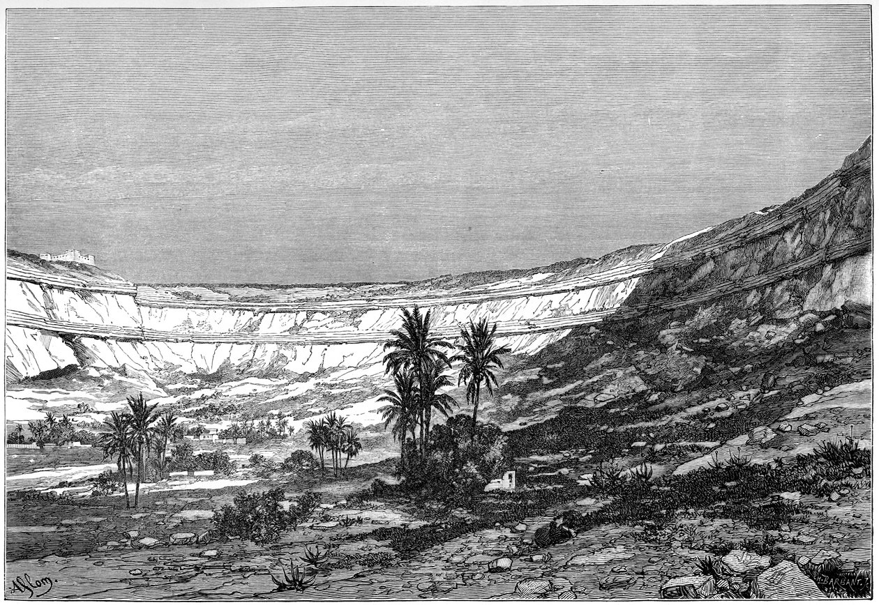 El Circo Kasr-el-jebel, Siria, c1890 de Charles Barbant