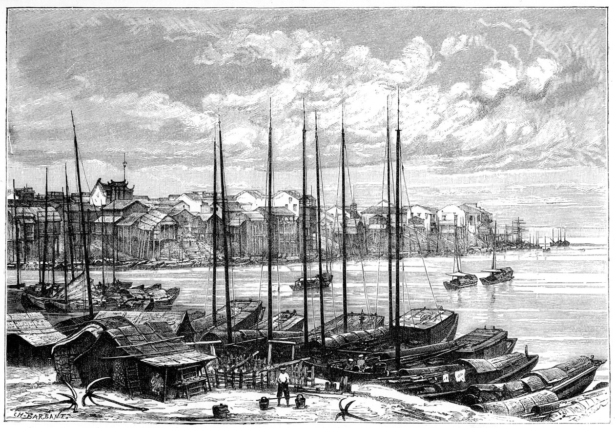 Wuhan, China, 1895 de Charles Barbant