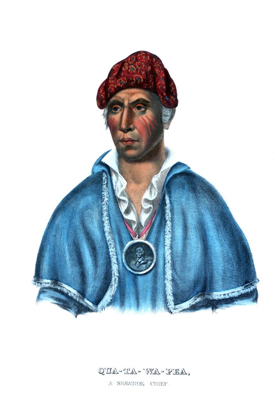 Quatawapea, o Coronel Lewis de Charles Bird King