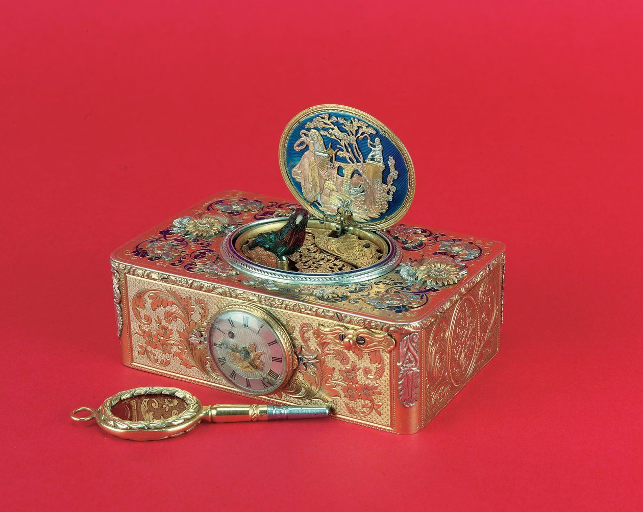 Caja de pájaro cantor de Charles Bruguier
