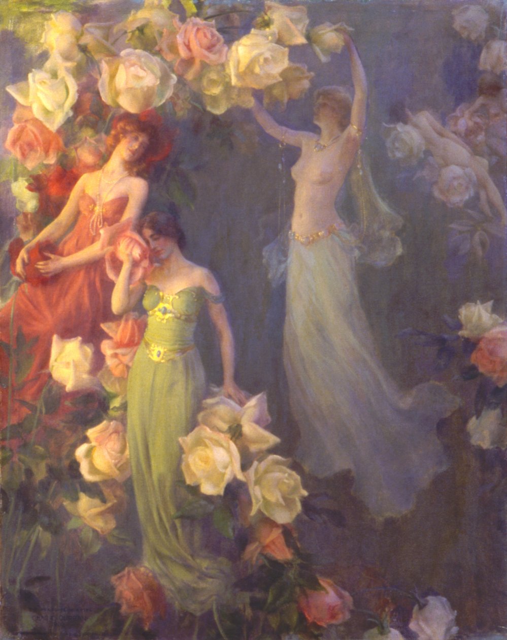 El perfume de las rosas, 1902 de Charles C. Curran