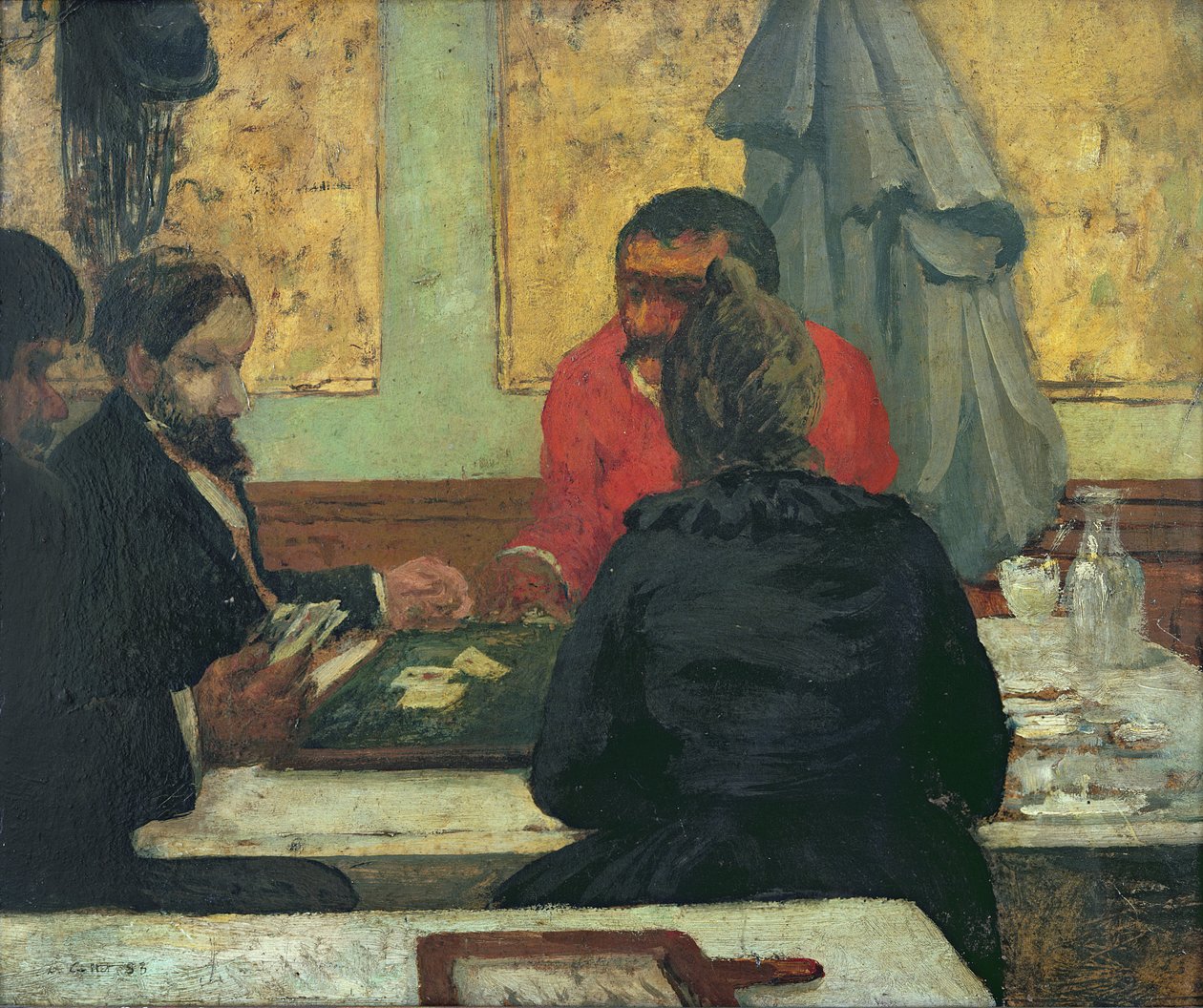 Jugadores de cartas, 1883 de Charles Cottet