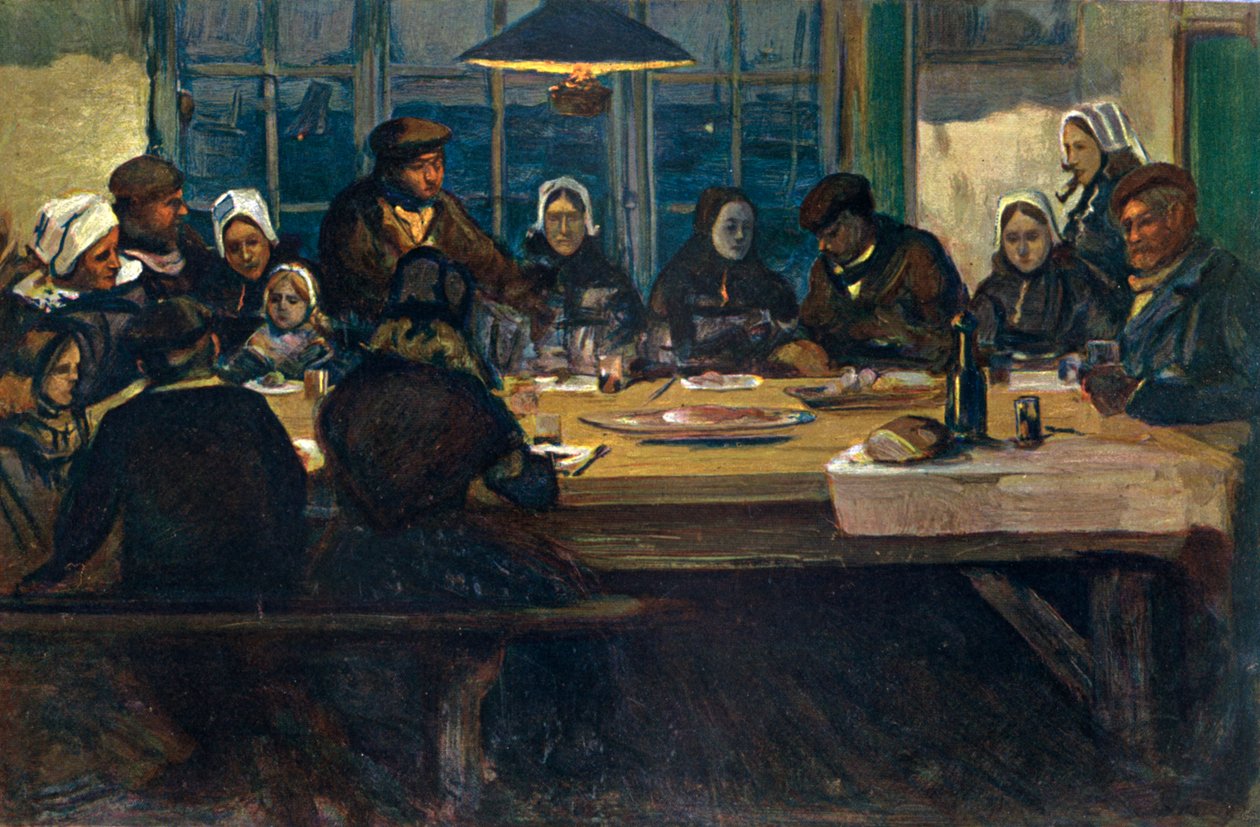 La Cena de Despedida, 1899 de Charles Cottet