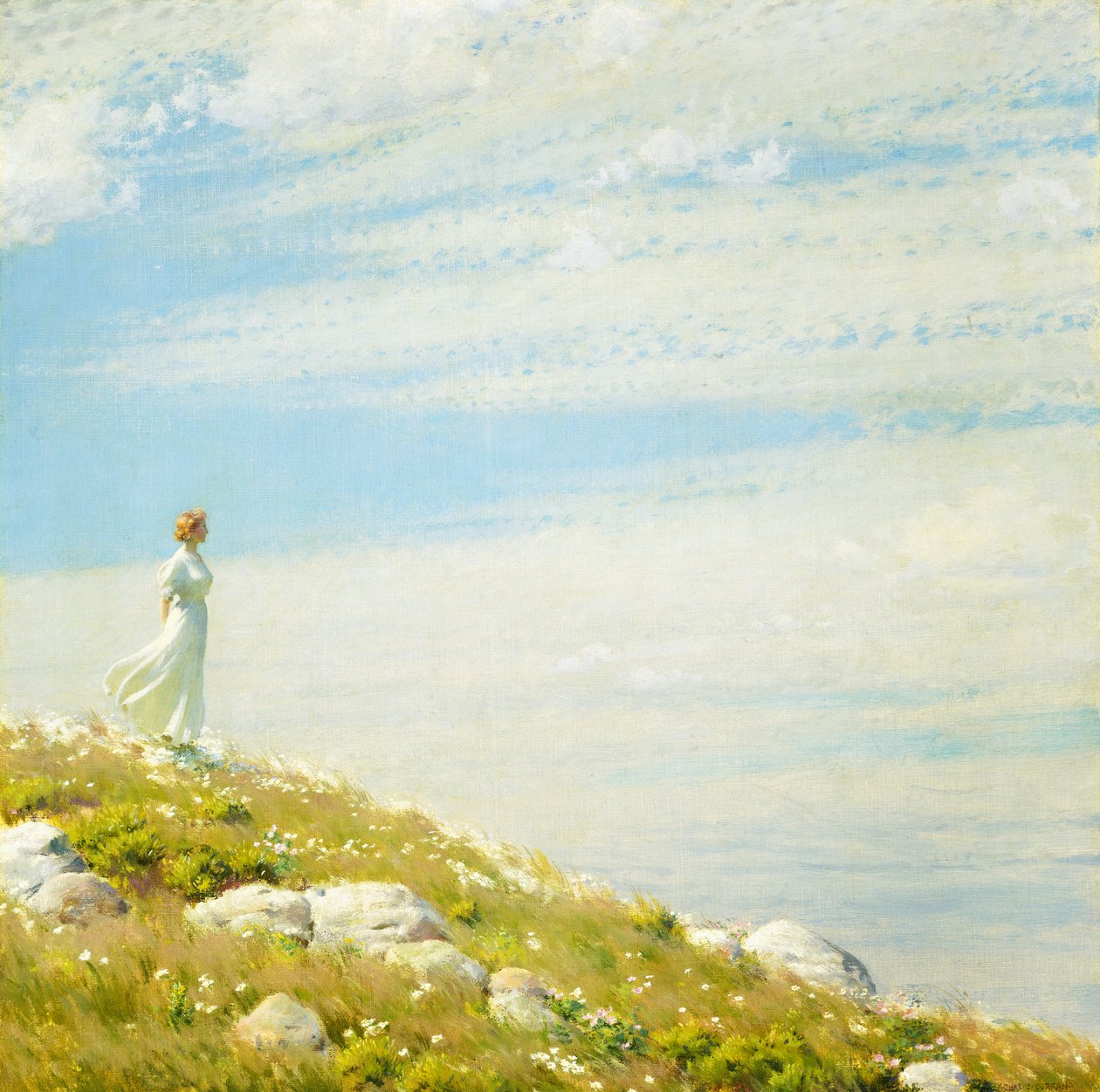 Un Día Ventoso de Charles Courtney Curran