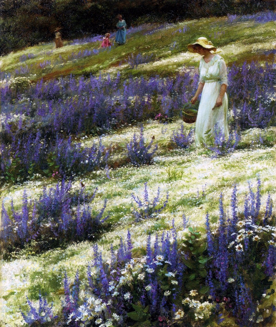 En una colina, 1914 de Charles Courtney Curran