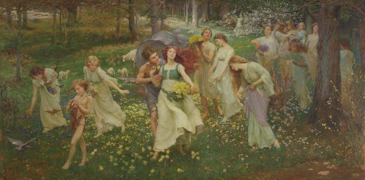 El progreso de la primavera de Charles Daniel Ward