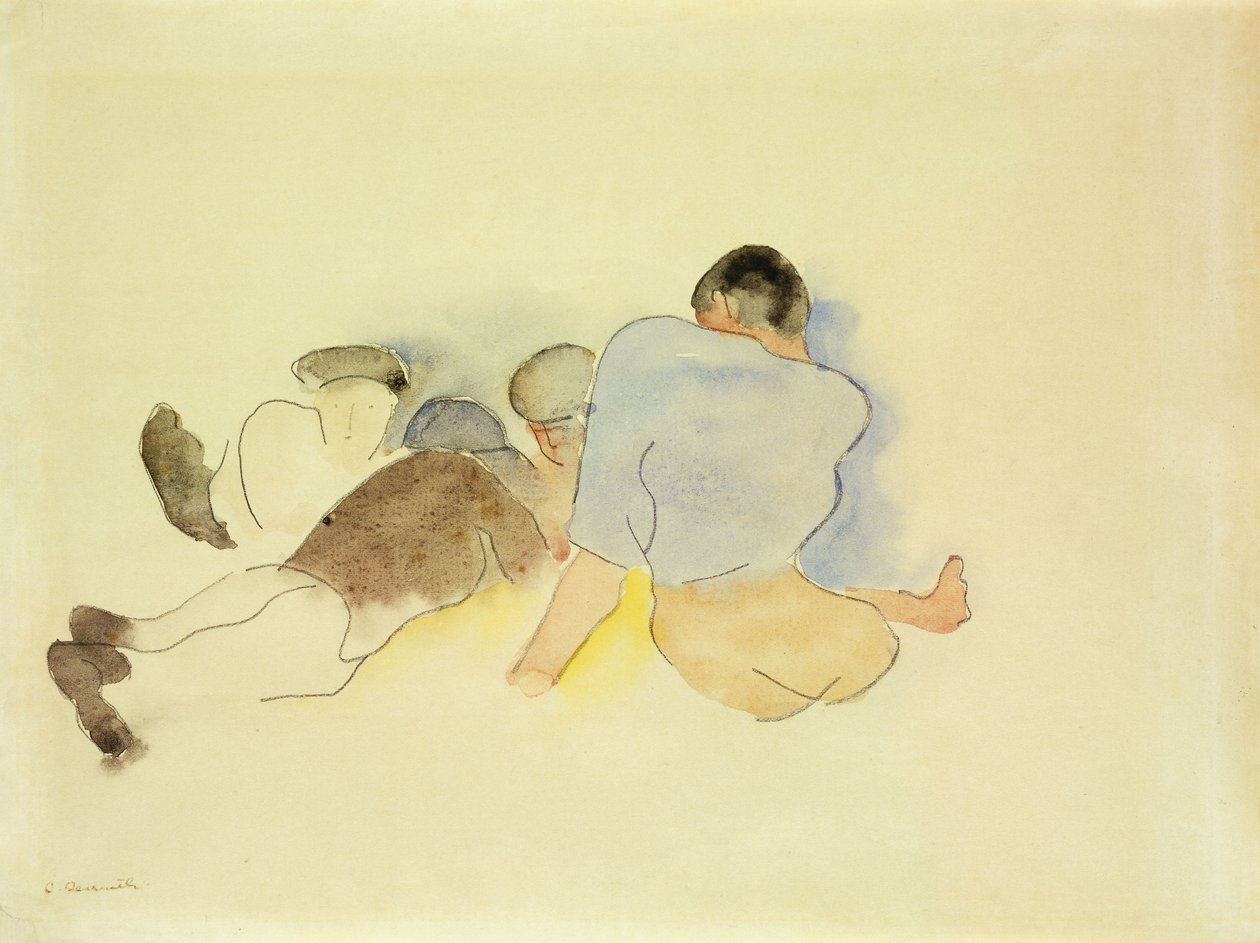En la playa de Charles Demuth
