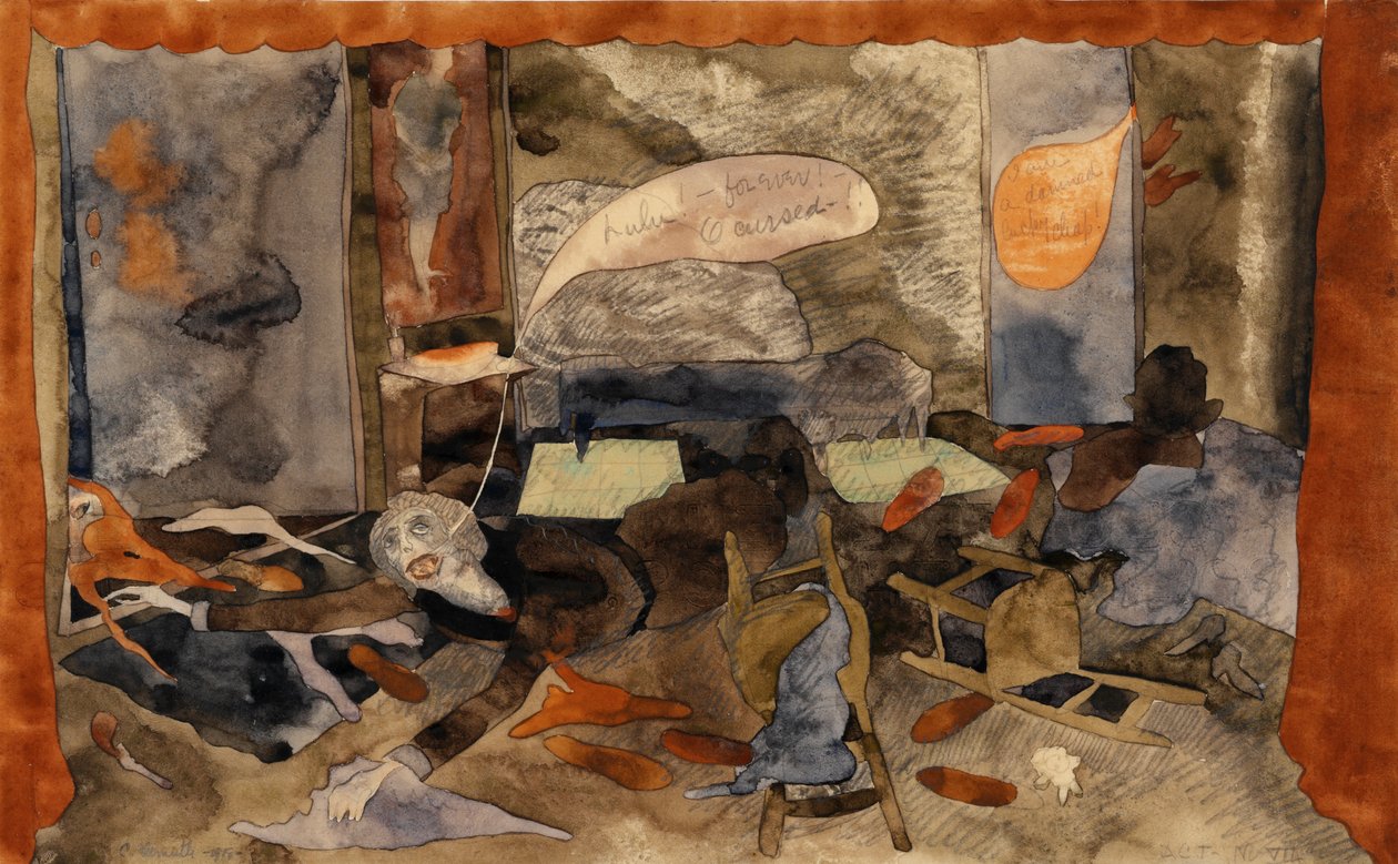 La muerte de la condesa Geschwitz de Charles Demuth