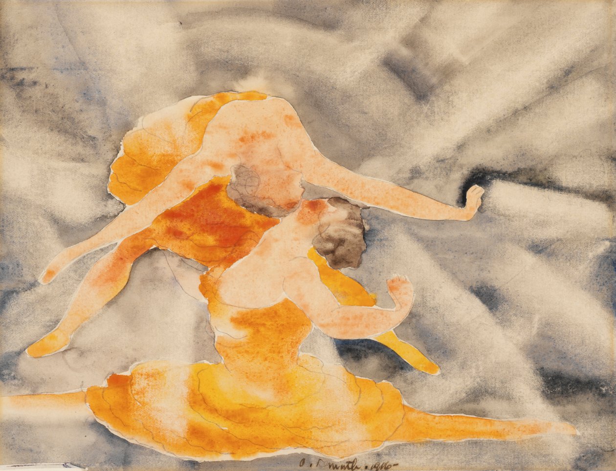 dos mujeres acróbatas de Charles Demuth
