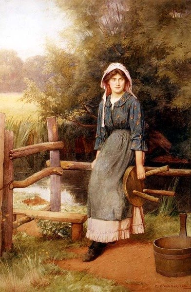 En el estilo: Una lechera de Charles Edward Wilson