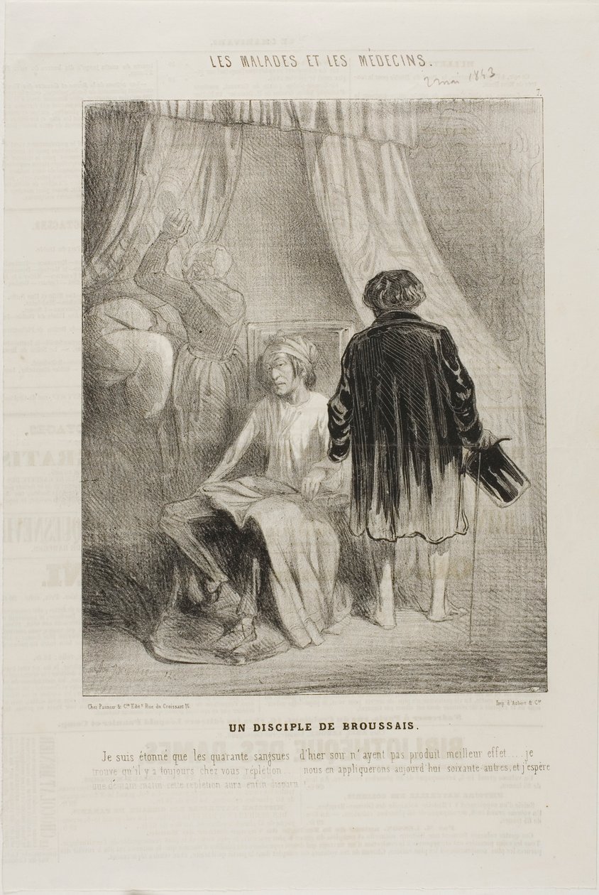 Un seguidor de Broussais (lámina 7) de Charles Emile Jacque