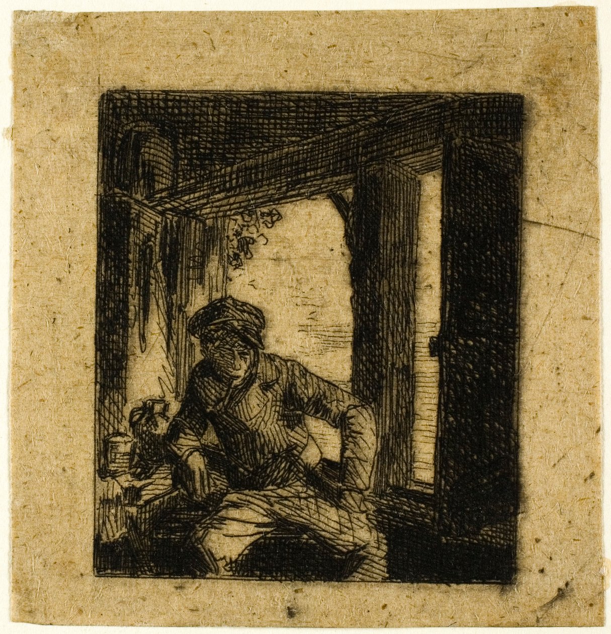 Bebedor de Charles Emile Jacque