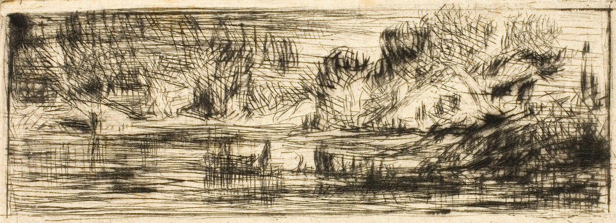 Paisaje de Charles Emile Jacque
