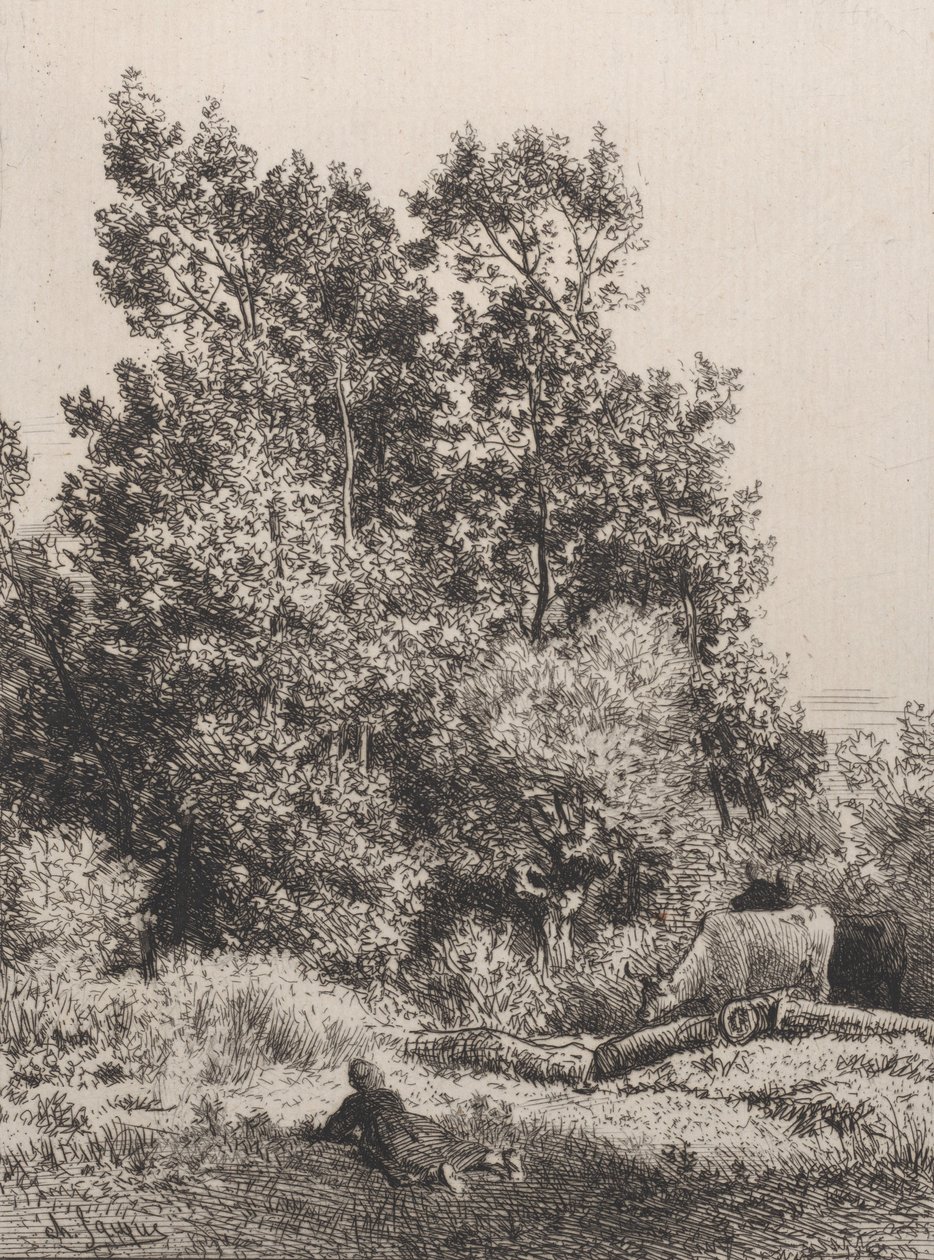 Paisaje, 1864 de Charles Emile Jacque