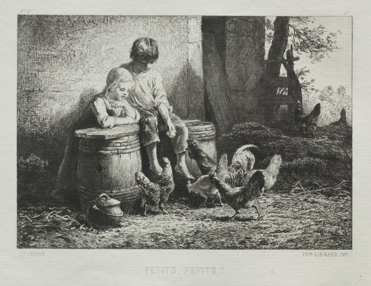 Pequeña, Pequeña de Charles Emile Jacque