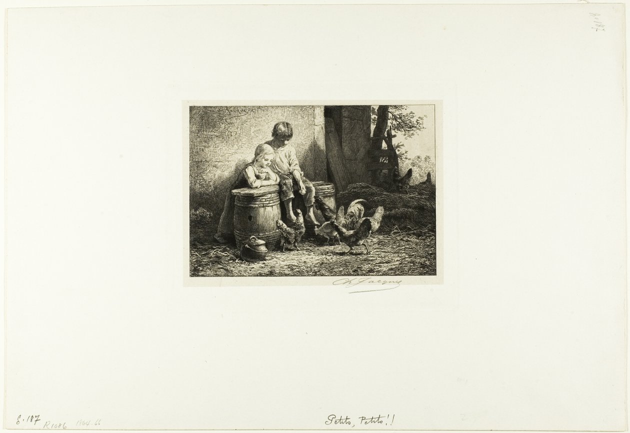 ¡Pequeños! ¡Pequeños! de Charles Emile Jacque