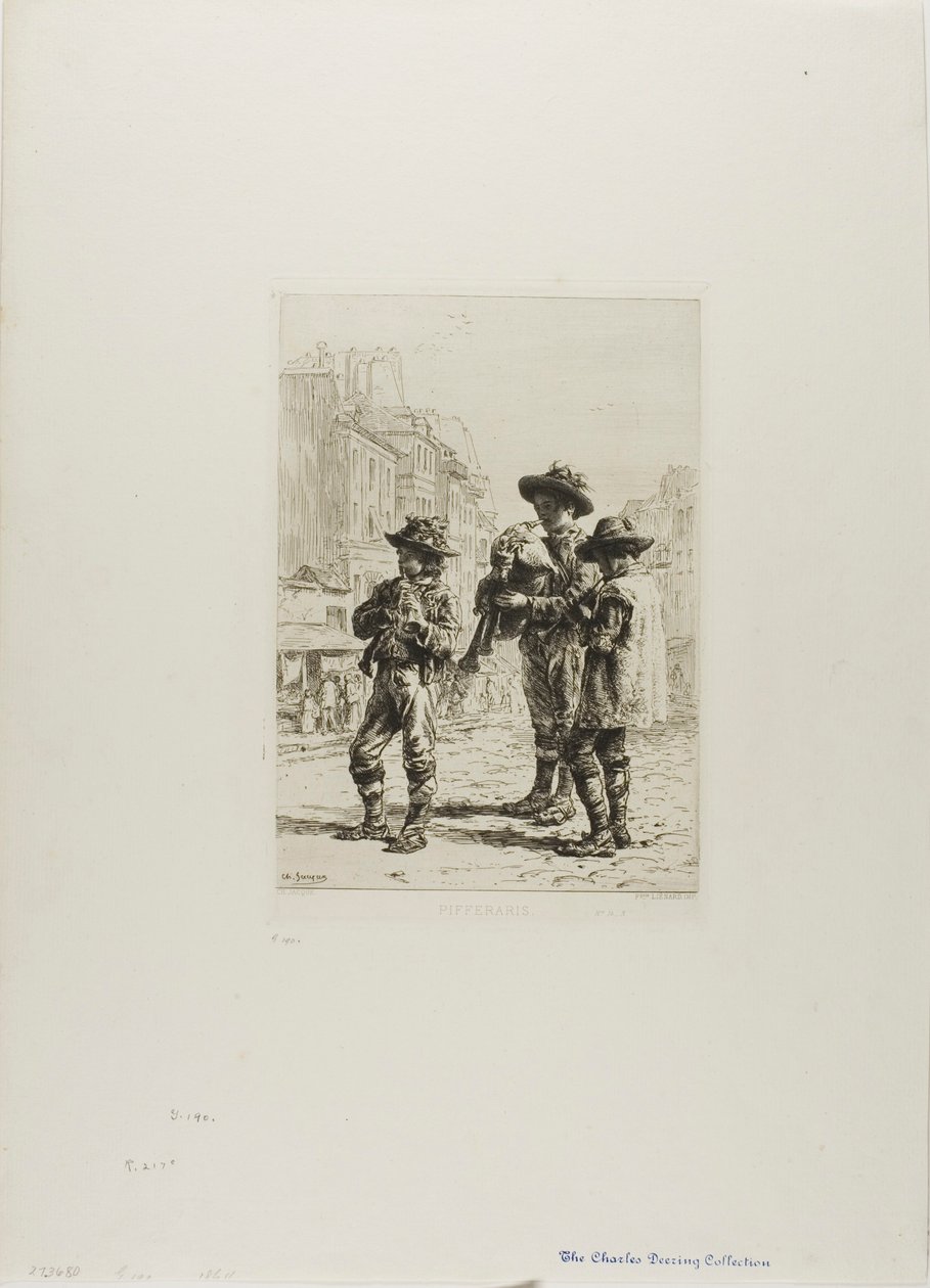 Pifferari de Charles Emile Jacque