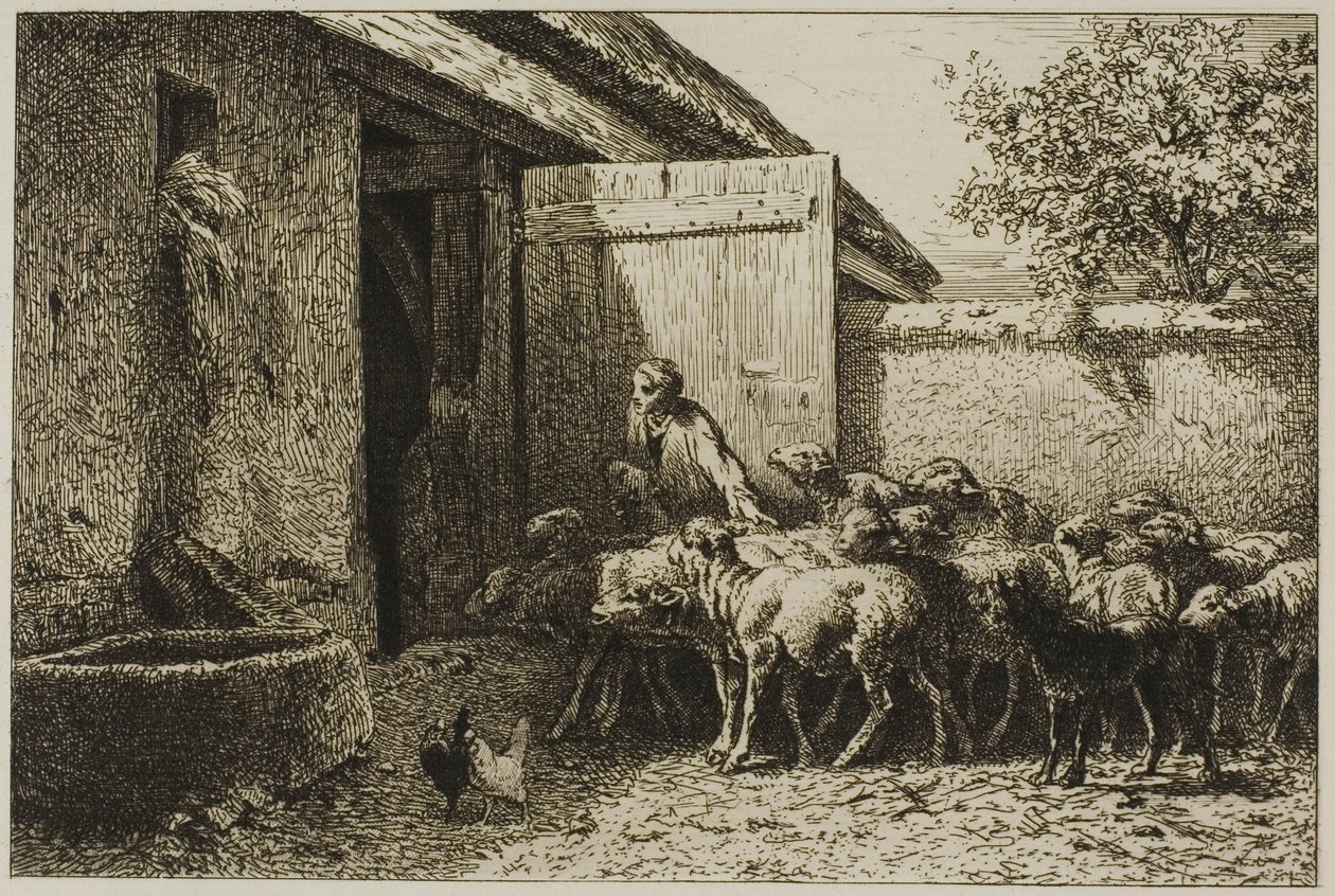Pastora de Charles Emile Jacque