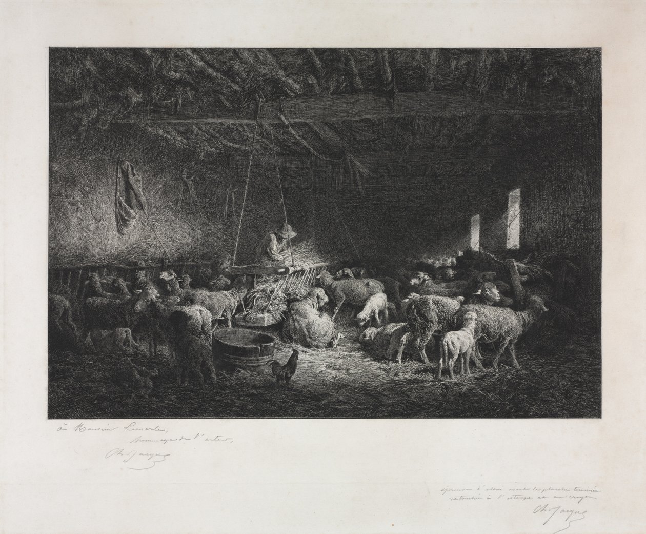 Estable de Charles Emile Jacque