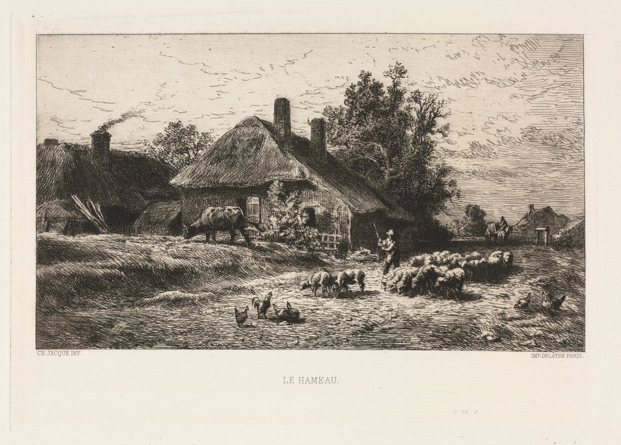 El Hamlet de Charles Emile Jacque