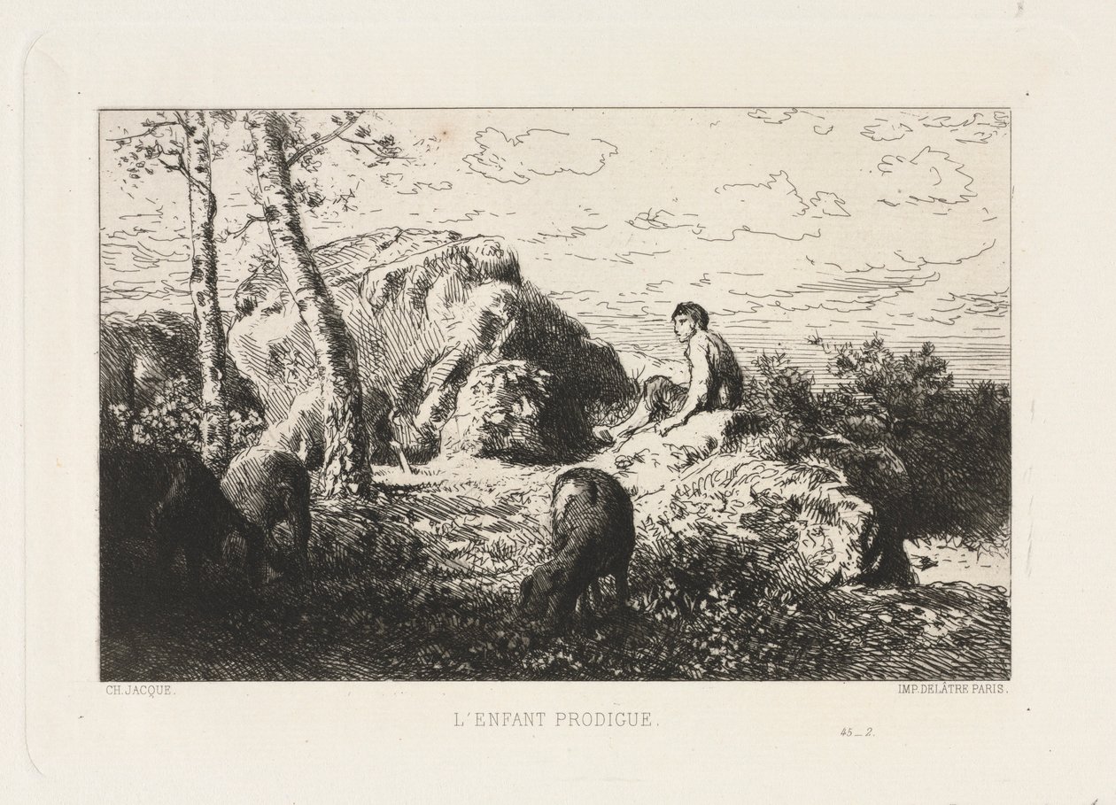 El Niño Pródigo de Charles Emile Jacque
