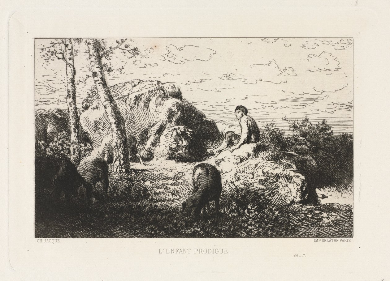 El hijo pródigo de Charles Emile Jacque