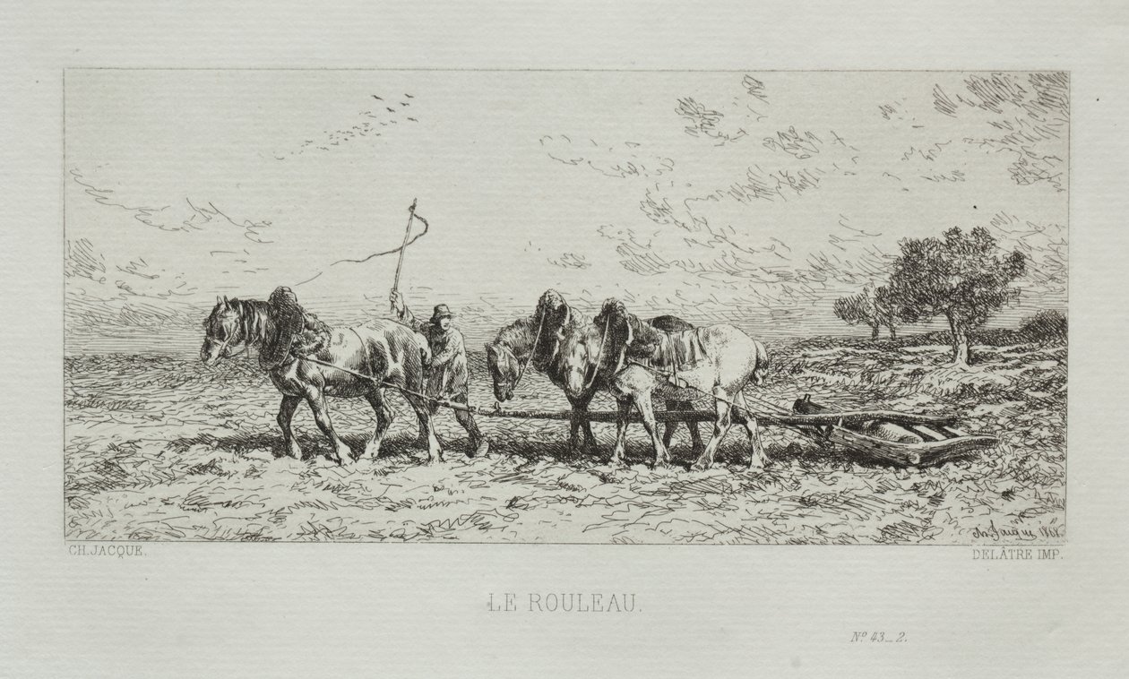 El rodillo de Charles Emile Jacque