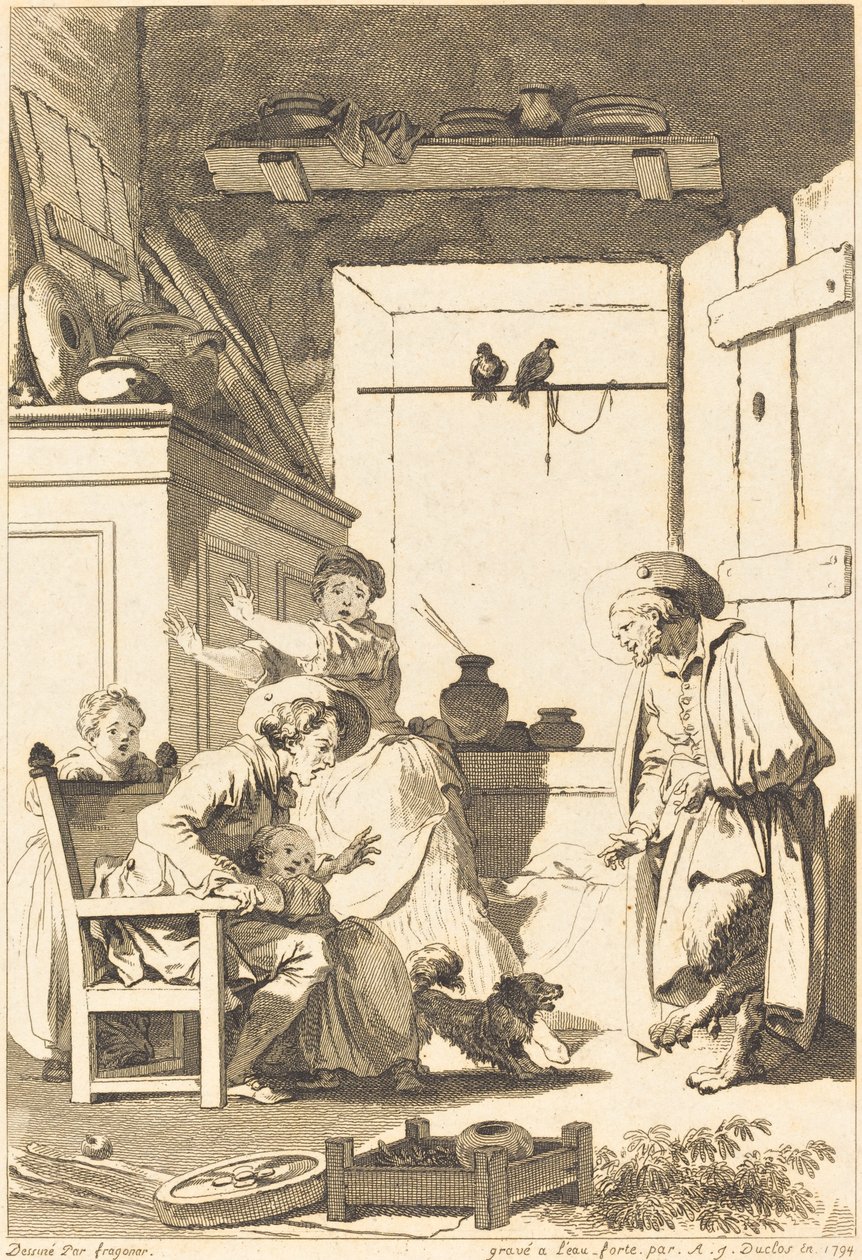 Belphegor de Charles Emmanuel Patas and Antoine Jean Duclos after Jean Honoré Fragonard