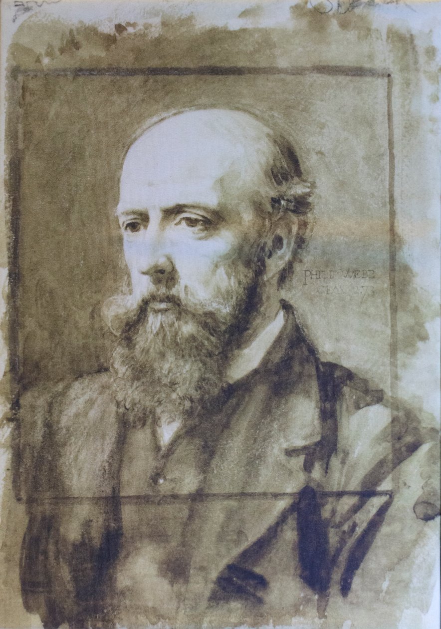 Retrato de Philip Webb de Charles Fairfax Murray