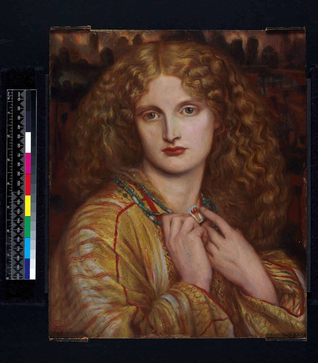 El Corazón Ardiente, 1863 de Charles Fairfax Murray