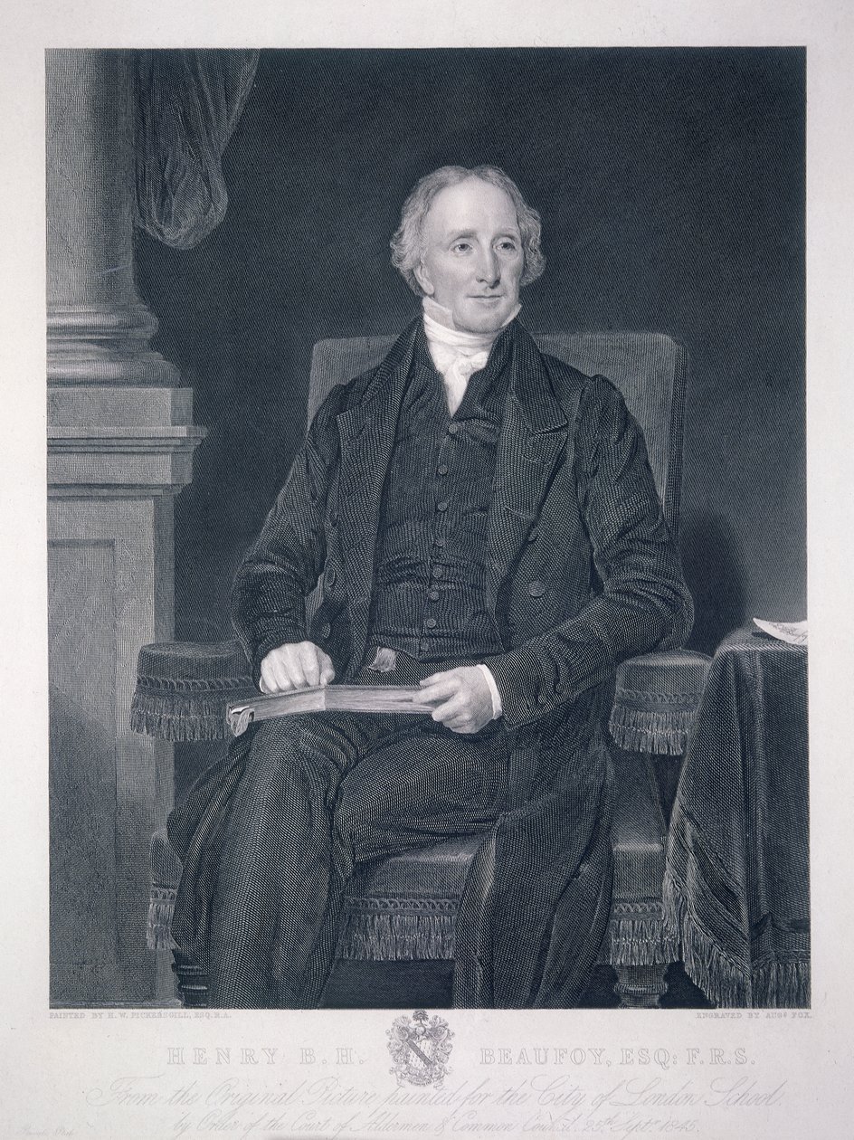 Henry Benjamin Hanbury Beaufoy, c1848 de Charles Fox