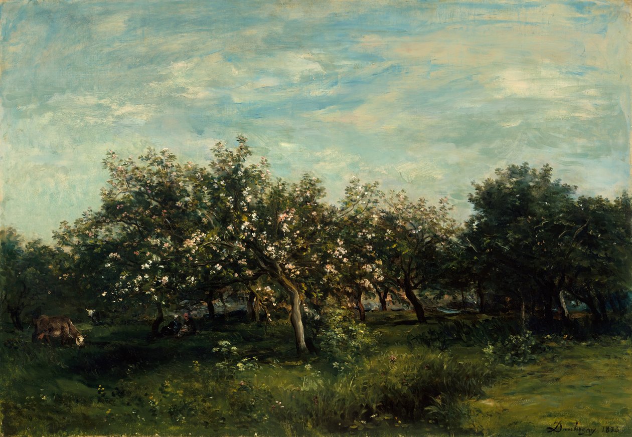 Flores de Manzano de Charles Francois Daubigny