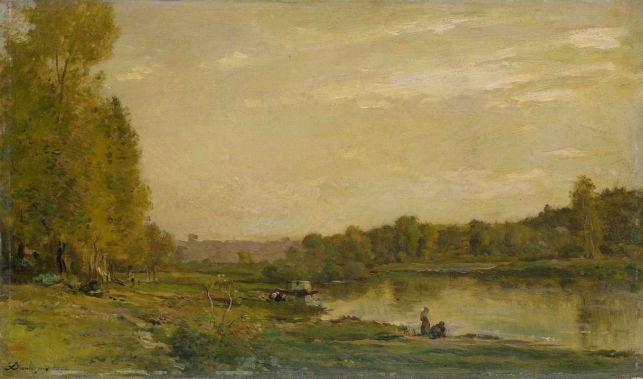 Paisaje en el Oise de Charles Francois Daubigny