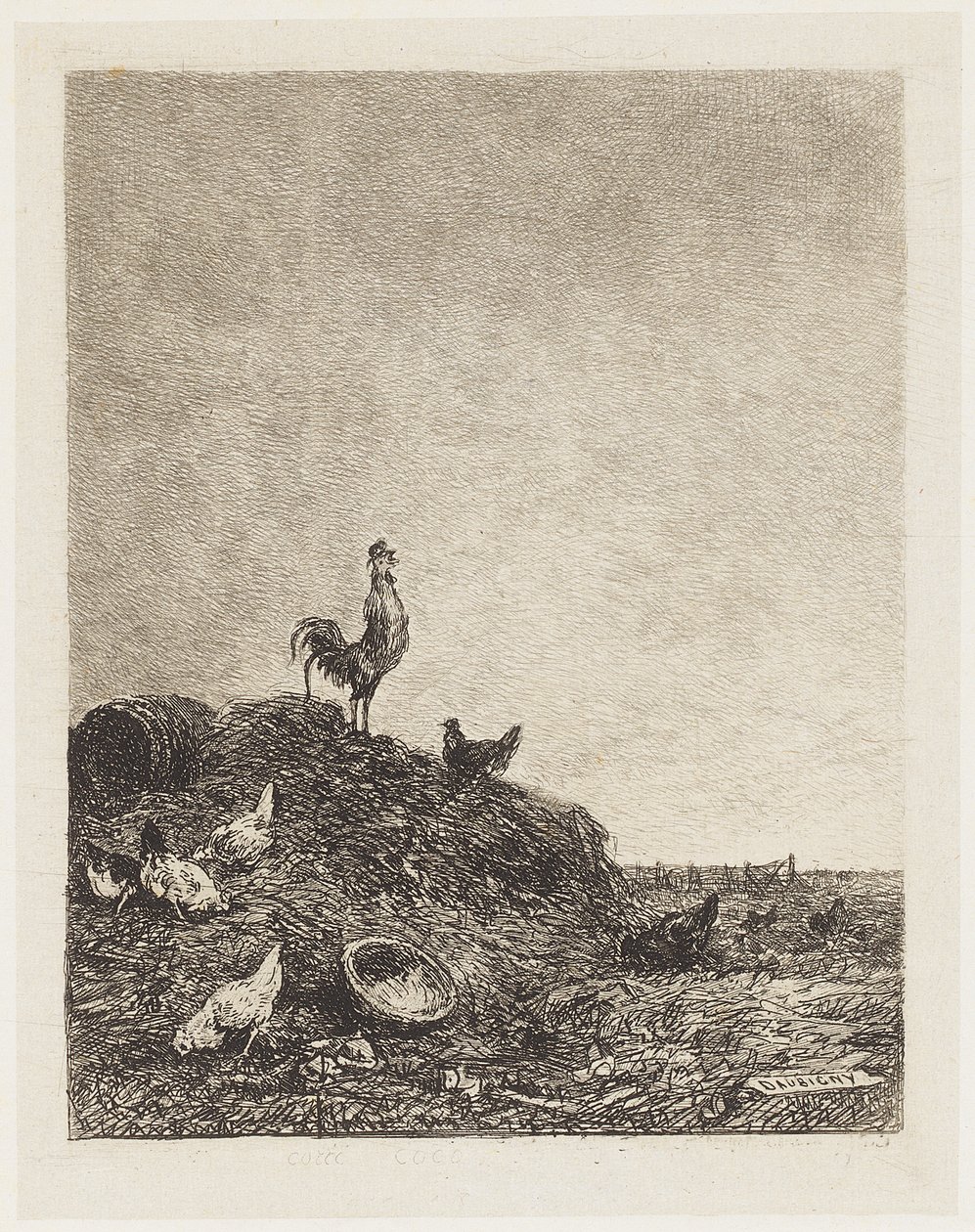 El canto del gallo de Charles Francois Daubigny