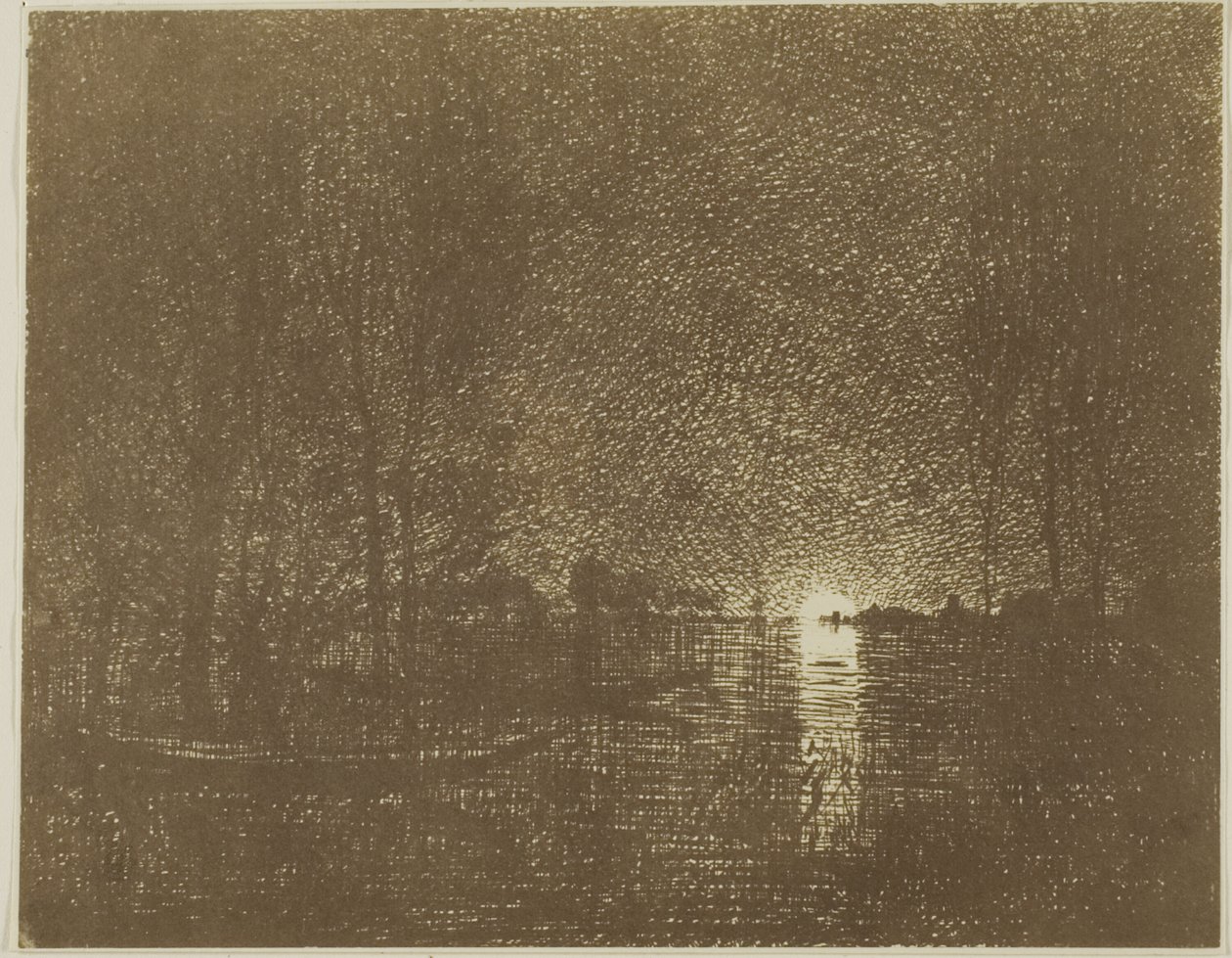 Efecto nocturno de Charles Francois Daubigny