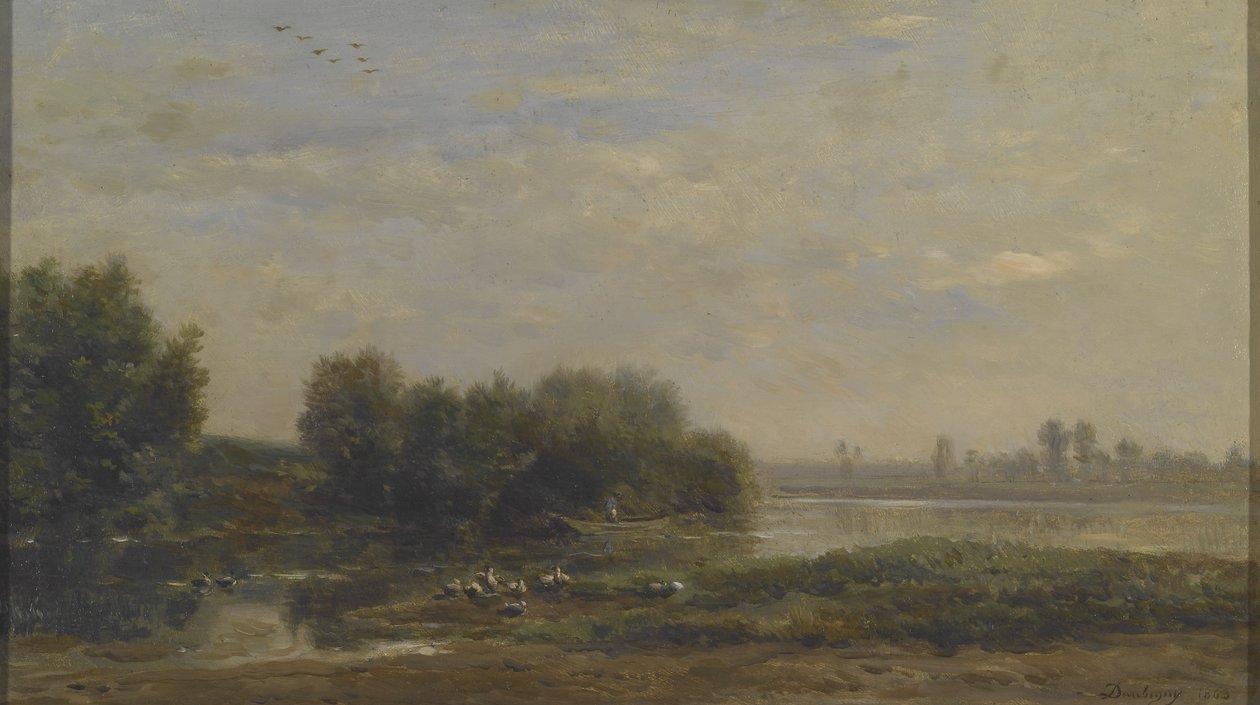 En el Oise de Charles Francois Daubigny