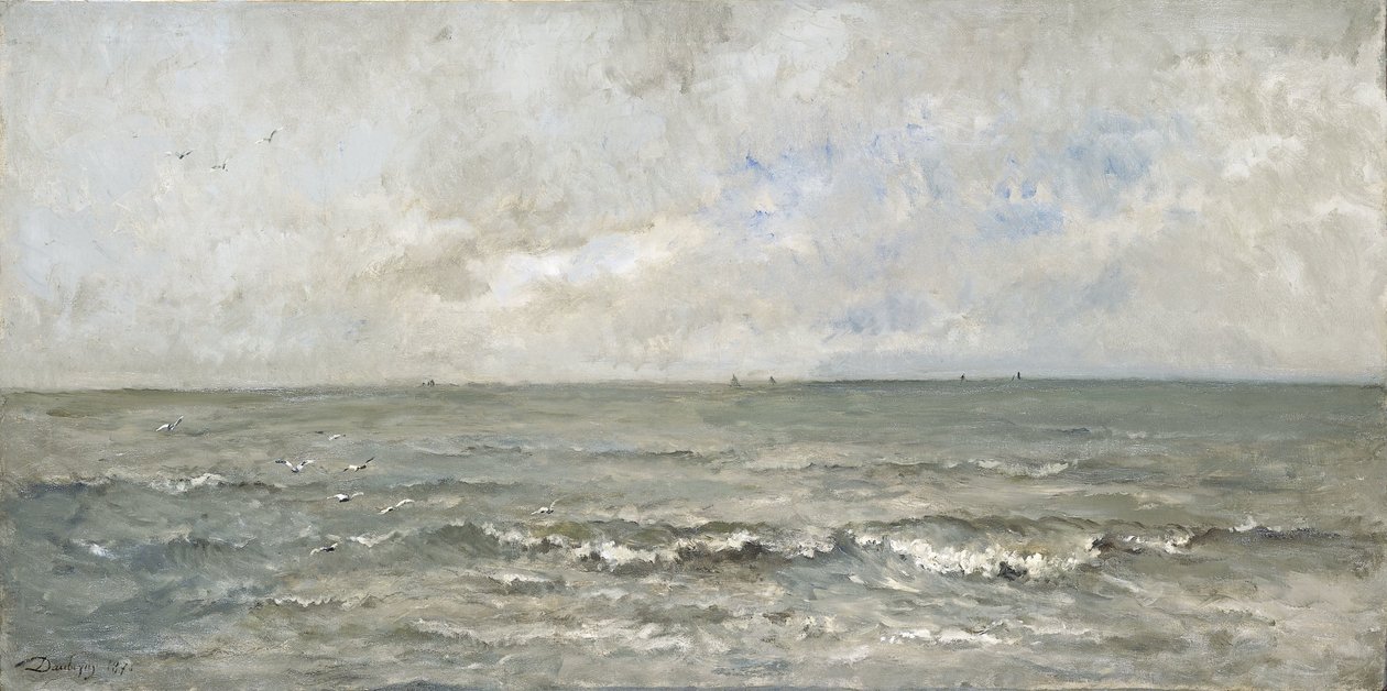 Paisaje marino de Charles Francois Daubigny
